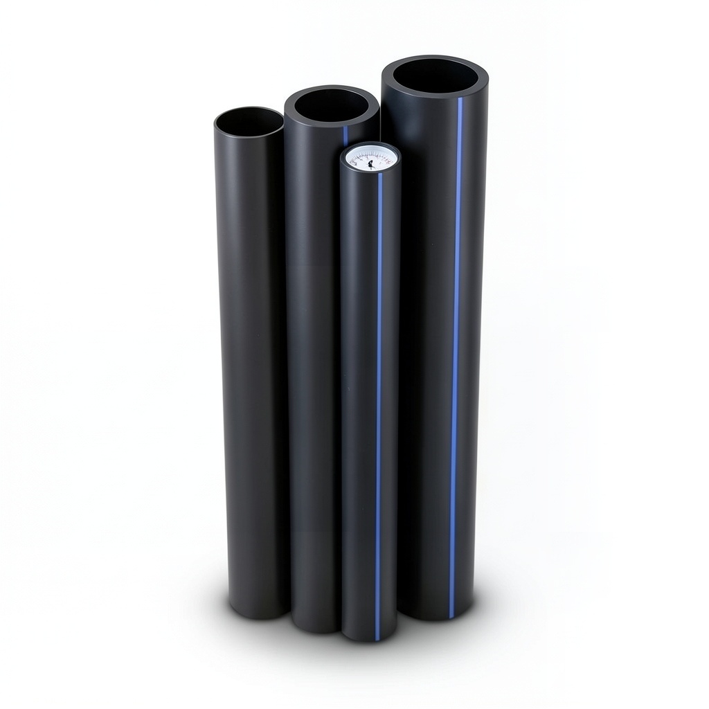 HDPE Pipes PE 80 Pressure 3.2 Bar Outside Diameter 450 mm Thickness 11.0 mm Black