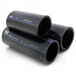 مواسير HDPE السعودي PE 80 ضغط 8 بار قطر خارجي 160 مم سمك 9.5 مم لون اسود | مصنع أنظمة الانابيب السعودي (SPS)
