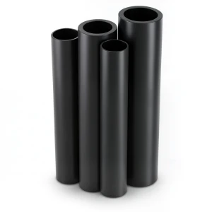 أنابيب HDPE PE 80 ضغط 3.2 بار قطر خارجي 560 مم سمك 13.7 مم لون أسود
