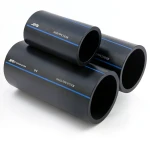 SPS HDPE Pipes PE 80 Pressure 12.5 Bar Outside Diameter 160 mm Thickness 14.6 mm Black | Saudi Pipes Systems (SPS)