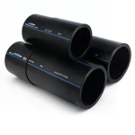 مواسير HDPE السعودي PE 80 ضغط 12.5 بار قطر خارجي 140 مم سمك 12.7 مم لون اسود | مصنع أنظمة الانابيب السعودي (SPS)