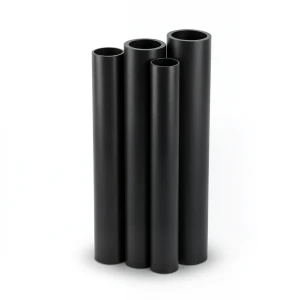 مواسير HDPE PE 80 ضغط 3.2 بار قطر خارجي 710 مم سمك 17.4 مم لون اسود