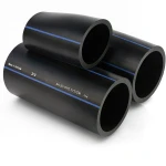 SPS HDPE Pipes PE 80 Pressure 5 Bar Outside Diameter 160 mm Thickness 6.2 mm Black | Saudi Pipes Systems (SPS)