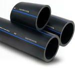 SPS HDPE Pipes PE 80 Pressure 12.5 Bar Outside Diameter 160 mm Thickness 14.6 mm Black | Saudi Pipes Systems (SPS)