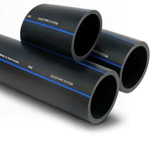 SPS HDPE Pipes PE 80 Pressure 12.5 Bar Outside Diameter 160 mm Thickness 14.6 mm Black | Saudi Pipes Systems (SPS)