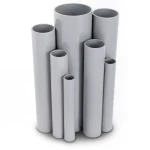 مواسير UPVC ضغط 2.5 بار قطر خارجي 225 مم سمك 1.8 مم لون رمادي