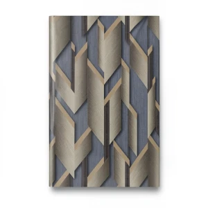 German Geometric Wallpaper 10m x 0.53m Brown, Model 10145-30