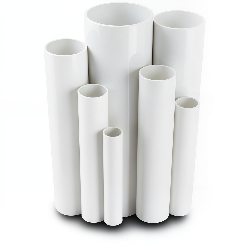 مواسير UPVC ضغط 4 بار قطر خارجي 225 مم سمك 4.5 مم لون أبيض
