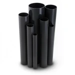 مواسير UPVC ضغط 6 بار قطر خارجي 225 مم سمك 6.6 مم لون اسود