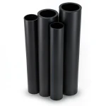 مواسير HDPE PE 80 ضغط 5 بار قطر خارجي 630 مم سمك 24.1 مم لون أسود