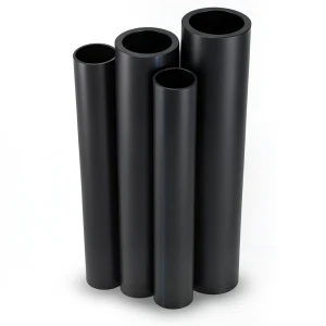 مواسير HDPE PE 80 ضغط 5 بار قطر خارجي 630 مم سمك 24.1 مم لون أسود