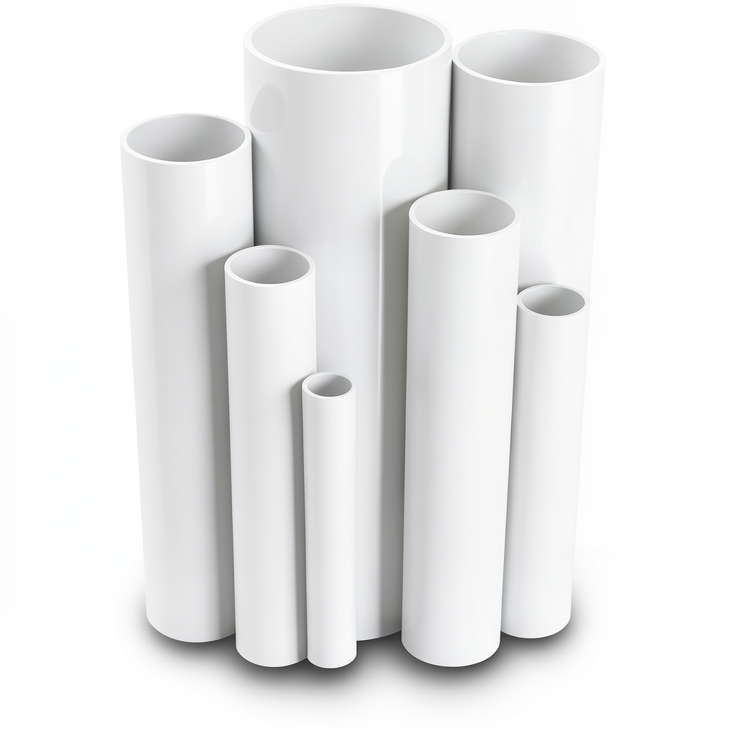 UPVC Pipes Schedule 40 ½ inch Thickness 2.8 mm White