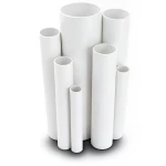 مواسير UPVC جدول 40 مقاس ¾ إنش سمك 2.9 مم لون أبيض