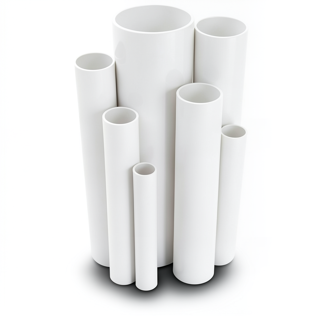 مواسير UPVC جدول 40 مقاس ¾ إنش سمك 2.9 مم لون أبيض