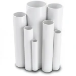 UPVC Pipes Schedule 40 Size 1 inch Thickness 3.4 mm White