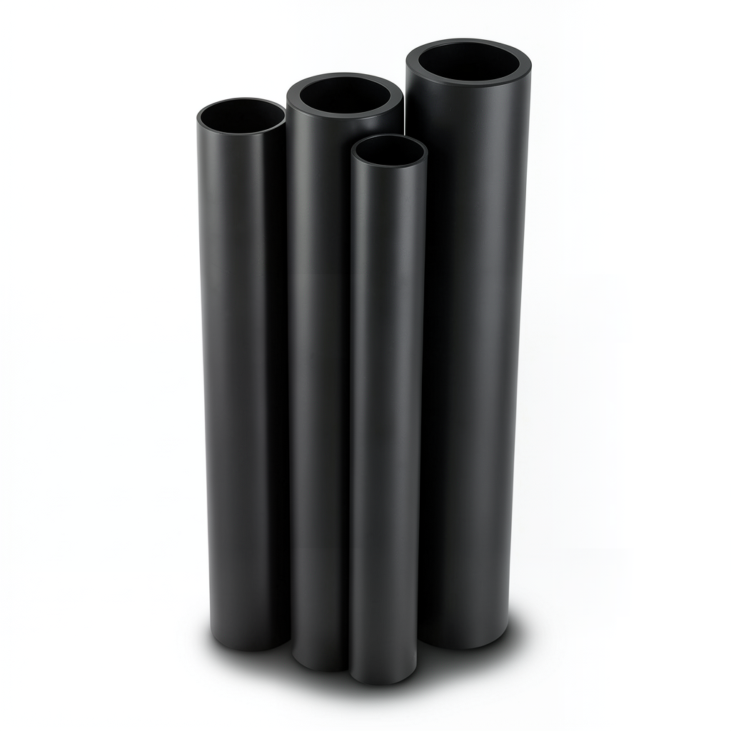 مواسير HDPE PE 80 ضغط 5 بار قطر خارجي 800 مم سمك 30.6 مم لون أسود