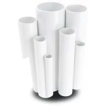 UPVC Pipes Schedule 40 Size 1 ¼ inch Thickness 3.6 mm White