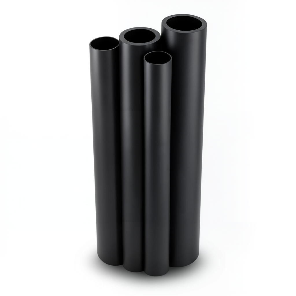 Al-Rajhi HDPE Pipes PE 80 Pressure 5 Bar Outer Diameter 900 mm Thickness 34.4 mm Black