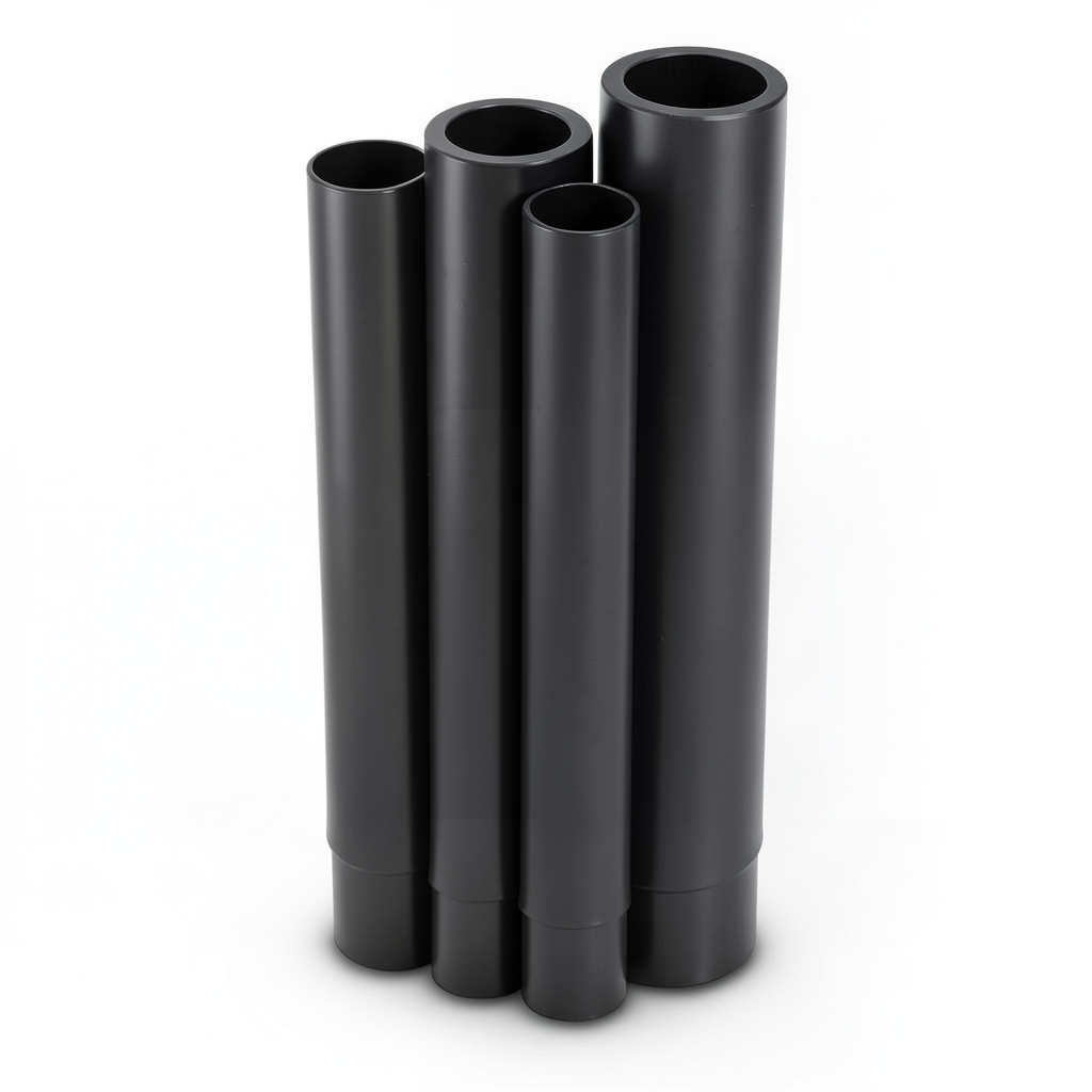 Al-Rajhi HDPE Pipes PE 80 Pressure 5 Bar Outer Diameter 1000 mm Thickness 38.2 mm Black