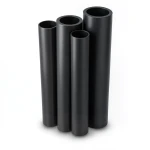 مواسير HDPE PE 80 ضغط 5 بار قطر خارجي 1200 مم سمك 45.9 مم لون أسود