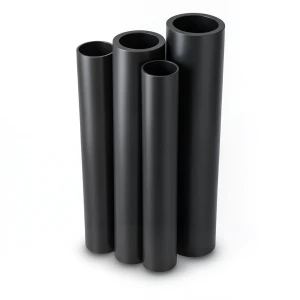 مواسير HDPE PE 80 ضغط 5 بار قطر خارجي 1200 مم سمك 45.9 مم لون أسود