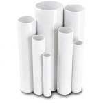 مواسير UPVC جدول 40 مقاس 2 إنش سمك 3.9 مم لون أبيض