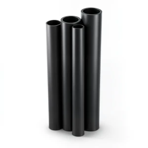 مواسير HDPE PE 80 ضغط 5 بار قطر خارجي 1600 مم سمك 61.2 مم لون أسود