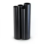 أنابيب HDPE PE 80 ضغط 3.2 بار قطر خارجي 400 مم سمك 9.8 مم لون أسود
