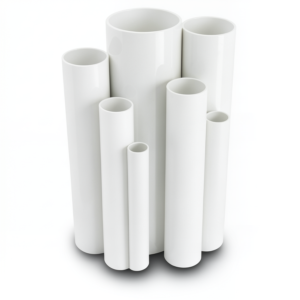 UPVC Pipes 2.5 Bar Pressure 225 mm Diameter 1.8 mm Thickness White