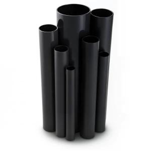 UPVC Pipes Nominal Pressure 2.5 Bar Outside Diameter 225 mm Thickness 1.8 mm Black