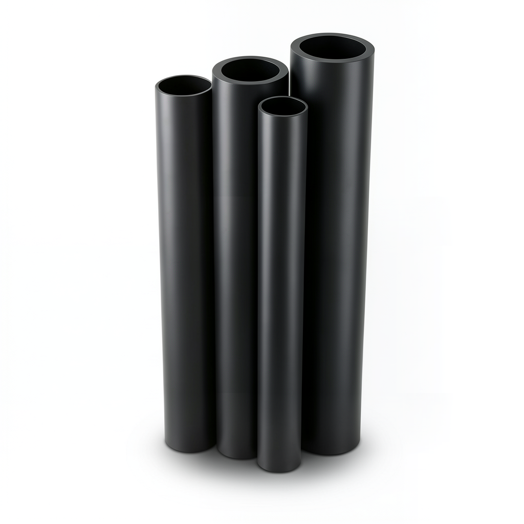 HDPE Pipes PE 80 Pressure 3.2 Bar Outside Diameter 560 mm Thickness 13.7 mm Black