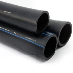 SPS HDPE Pipes PE 80 Pressure 5 Bar Outside Diameter 200 mm Thickness 7.7 mm Black | Saudi Pipes Systems (SPS)