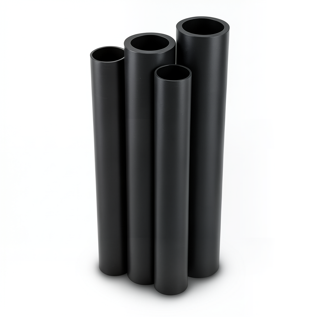HDPE Pipes PE 80 Pressure 3.2 Bar Outside Diameter 800 mm Thickness 19.6 mm Black