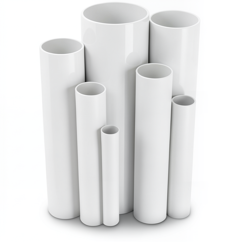 UPVC Pipes Schedule 40 ½ inch Thickness 2.8 mm White