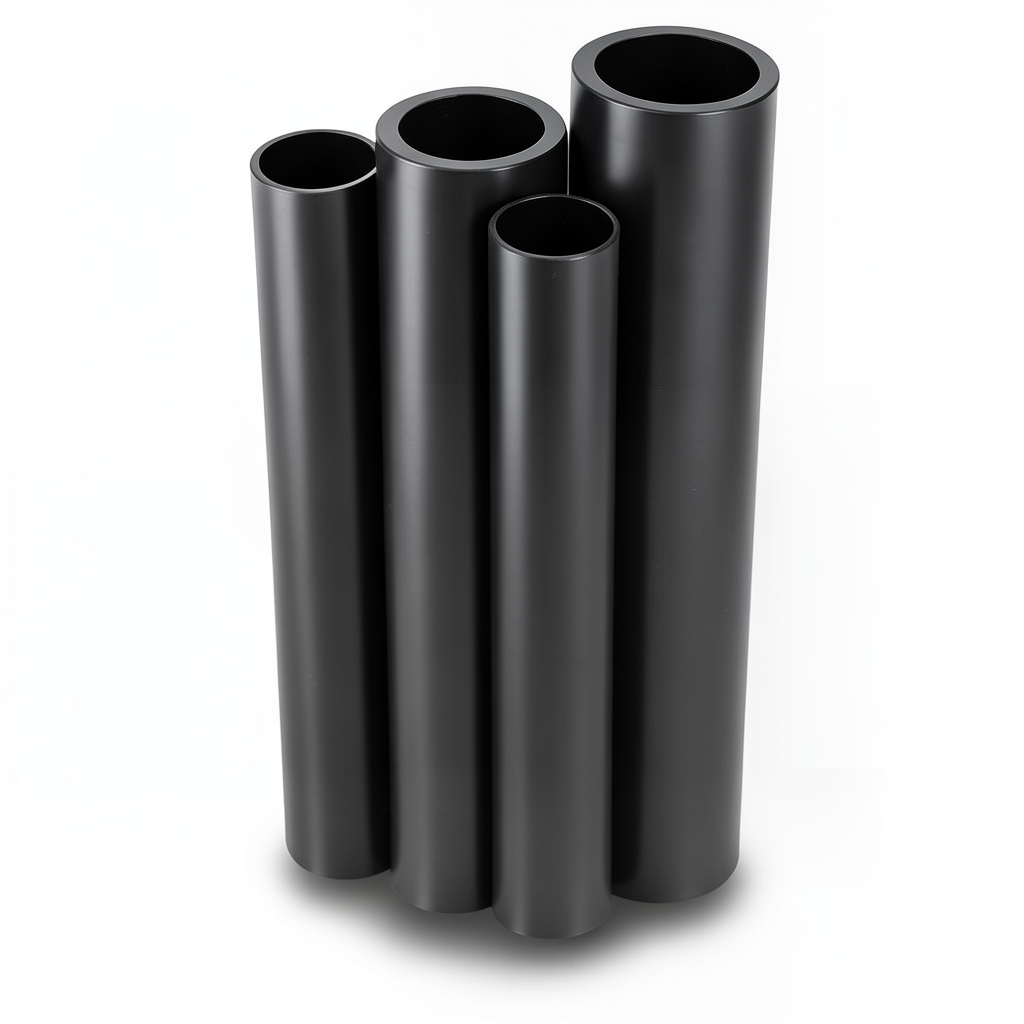 HDPE Pipes PE 80 Pressure 3.2 Bar Outside Diameter 1000 mm Thickness 24.5 mm Black