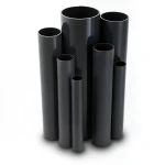 UPVC Pipes Nominal Pressure 4 Bar Outside Diameter 225 mm Thickness 4.5 mm Black