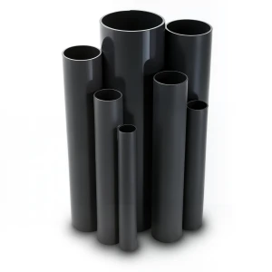 مواسير UPVC ضغط 4 بار قطر خارجي 225 مم سمك 4.5 مم لون اسود