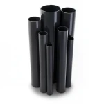 مواسير UPVC ضغط 6 بار قطر خارجي 225 مم سمك 6.6 مم لون اسود