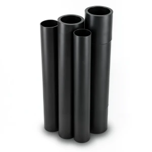 مواسير HDPE PE 80 ضغط 3.2 بار قطر خارجي 1600 مم سمك 39.2 مم لون اسود
