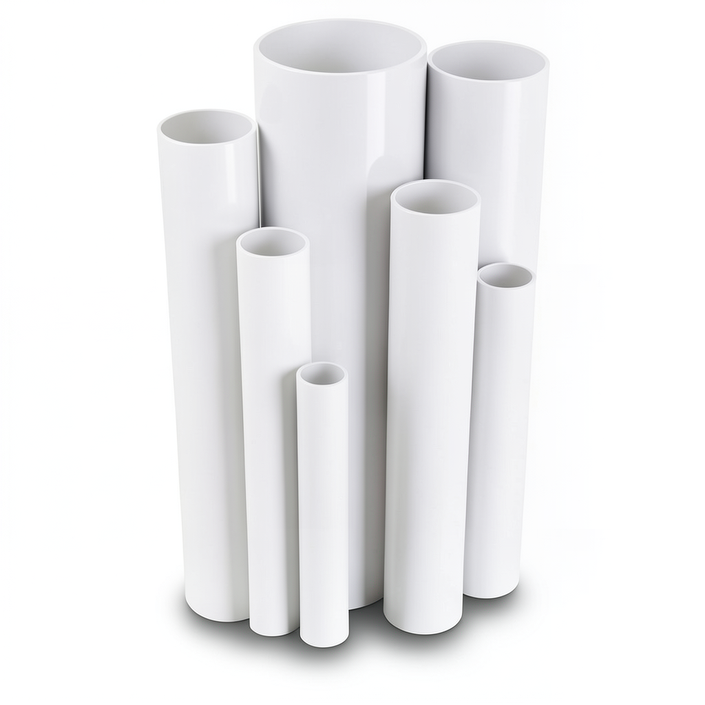 UPVC Pipes Schedule 40 Size 1 ¼ inch Thickness 3.6 mm White