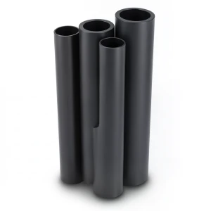 HDPE Pipes PE 80 Pressure 8 Bar 450 mm Diameter 40.9 mm Thickness Black