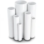 مواسير UPVC جدول 40 مقاس ½ 1 إنش سمك 3.7 مم لون أبيض