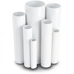 مواسير UPVC جدول 40 مقاس ½ 1 إنش سمك 3.7 مم لون أبيض