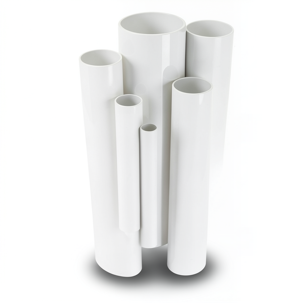 UPVC Pipes Pressure 16 Bar Outside Diameter 225 mm Thickness 16.7 mm White