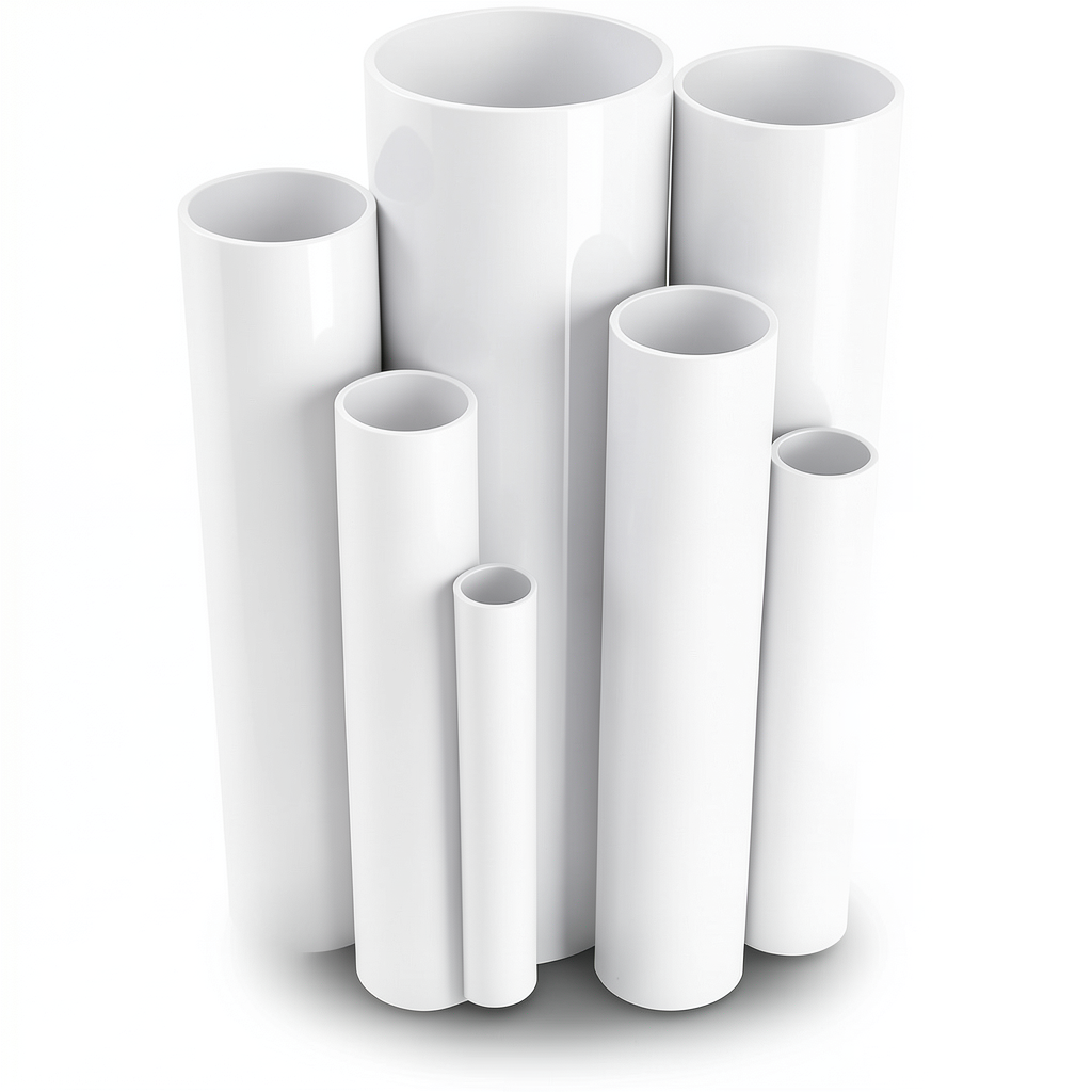 UPVC Pipes Nominal Pressure 10 Bar Outside Diameter 225 mm Thickness 10.8 mm White