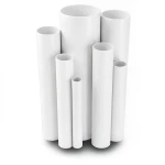 مواسير UPVC جدول 40 مقاس 2 إنش سمك 3.9 مم لون أبيض