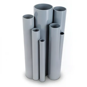 UPVC Pipes Nominal Pressure 10 Bar Outside Diameter 225 mm Thickness 10.8 mm Gray