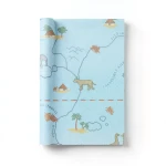 Youth and Children Wallpaper Light Blue 10m x 0.53m, Model GK8983