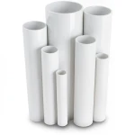 مواسير UPVC جدول 80 مقاس ½ إنش سمك 3.7 مم لون أبيض