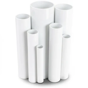 مواسير UPVC ضغط 16 بار قطر خارجي 225 مم سمك 16.7 مم لون أبيض